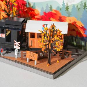 Tren de Vapor Vintage Fantástico 2026-01, Kit de Modelo de Papel Troquelado Hecho a Mano, Rompecabezas Coleccionable de Arte 3D - Product Image 4