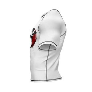 High Quality Custom Sublimation Mens Short Sleeve BJJ Rash Guard MMA <b>Compression</b> <b>Shirt</b> Breathable Martial Arts Judo Training Tee - Product Image 3