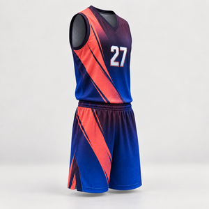 Conjunto de Uniforme de Baloncesto Sublimado Personalizado con Pantalones Cortos para Equipos Escolares, de Clubes, Juveniles y Adultos - Product Image 4