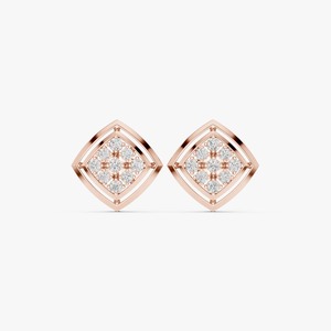 Pendientes de Oro Amarillo de 9K al por Mayor con Diamantes Cultivados en Laboratorio de 0.64CT, Corte Redondo, Forma de Ojo Marquesa, Joyería Fina Personalizada OEM - Product Image 6