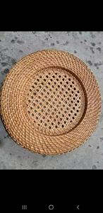 Vietnam Manufacturer Rustic Rattan Charger Plate 33inch Natural Woven Rattan <b>Table</b> Placemat Bulk Supplier Export - Product Image 2