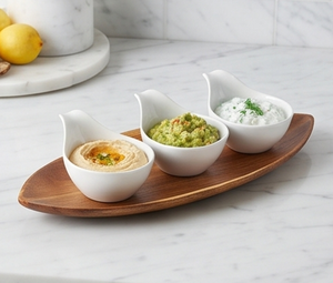 Assiette de service en bois faite à la main, motif grain de bois naturel, finition polie, pour la maison, les mariages, les événements et les restaurants - Product Image 4