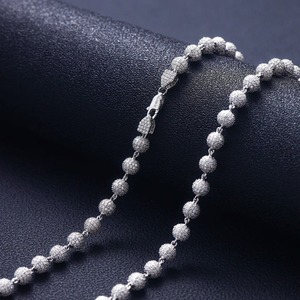 สร้อยคอฮิปฮอปแบบ Cuban Link เงินแท้ S925 ประดับเพชรเลี้ยงในห้องปฏิบัติการ รับรองโดย IGI ทรงบริลเลียนต์ สร้อยลูกปัดหรูหรา - Product Image 3