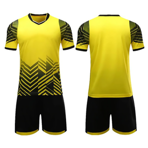 Uniforme de Fútbol Deportivo 100% Poliéster Malla Uniforme de Fútbol de la Mejor Calidad con Estampado Geométrico Transpirable en Venta - Product Image 3