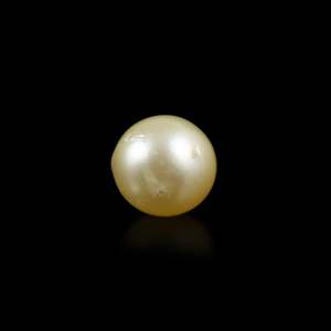 Perle dorée lâche de 4,1 carats, magnifique pierre précieuse pour bijoux fins - Product Image 2