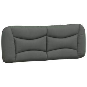 Cojín de Cabecera Gris Oscuro 100% Poliéster, Almohada de Apoyo y Lectura para Cama Matrimonial - Product Image 2