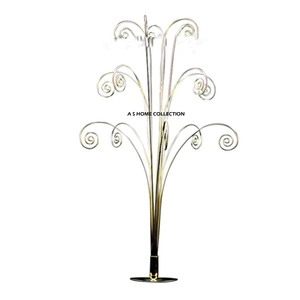 Supports de présentation de Noël les mieux notés, couleur noire, design moderne, éclairage LED, utilisation en métal pour Noël, au meilleur prix - Product Image 5