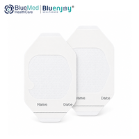 BLUENJOY Apósito Estéril Impermeable de PU Transparente para Fijación de Cánulas IV, Apósito Médico Adhesivo para Catéteres IV, con Certificación CE MDR
