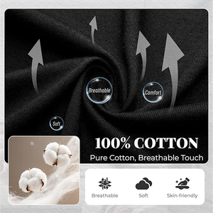 Best Selling Black Long Sleeve <b>Pajamas</b> <b>Set</b> Cotton Knitted Casual Sleepwear With Pockets Autumn Wear - Product Image 5