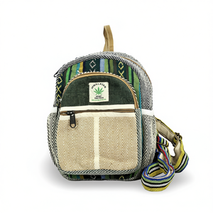 Hemp Cotton <b>Mini</b> Student <b>Backpack</b> Convenient and Eco-Friendly - Product Image 2