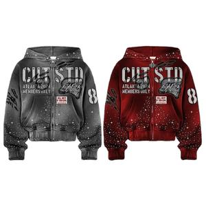 Sweat à capuche pour homme de haute qualité, coupe classique, 100% coton, décontracté, écologique, hiver, respirant, imprimé numérique, logo personnalisé - Product Image 1