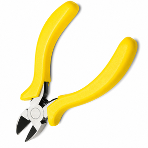 Alicates de Corte Diagonal de Grado Industrial, Acero con Alto Contenido de Carbono, Mango Moldeado en Plástico, Mandíbula Lisa Biselada, Medidas Imperiales - Product Image 1