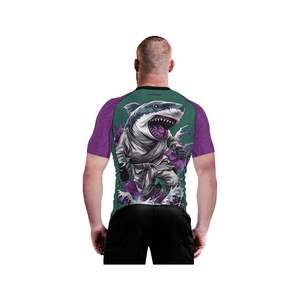 T-shirt de compression à manches courtes sublimé pour homme, Rashguard BJJ, sous-vêtement de combat MMA Jiu Jitsu, tenue de combat sublimée – Vente chaude - Product Image 5