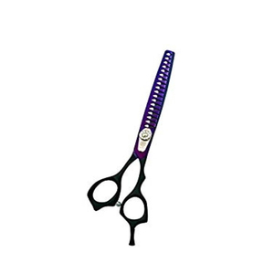 Ciseaux d'éclaircissement professionnels de 6 pouces à lame droite en acier inoxydable, pointe affûtée, fournitures de salon de coiffure, qualité A+, pour droitiers, beauté - Product Image 1