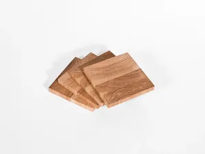 Modern Wooden <b>Coaster</b> Set for Coffee Tea and Cold <b>Drinks</b> Handmade Wood <b>Drink</b> <b>Coasters</b> Heat Resistant Table Decor - Product Image 4