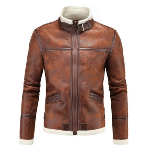 Men's Autumn Reversible Varsity <b>Jackets</b> New Fashion High Quality Genuine Leather Stand Collar Hooded Vintage Style <b>4XL</b> Size - Product Image 2