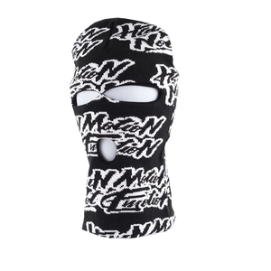 Custom Printed Jacquard 3 Hole Balaclava Face Ski Mask with Design - Product Image 1