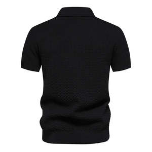 Chemises polo pour hommes grandes tailles, tissu tricoté doux et confortable, col boutonné, polo de golf surdimensionné pour hommes - Product Image 4