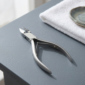 Coupe-ongles professionnels 6flowers en acier inoxydable à ressort unique avec lames concaves motif floral, durables pour les soins des ongles DIY - Product Image 3