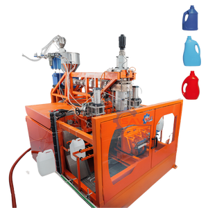 เครื่องเป่าขวดพลาสติก HDPE PP แบบอัตโนมัติเต็มรูปแบบ ผลผลิตสูง ขนาด 1-10 ลิตร - Product Image 1