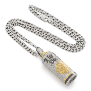 Pendentif Charme Glacé en Moissanite Scintillante, Argent Sterling 925, Bijou de Luxe Designer Hip Hop, Unisexe, Cadeau de Fête - Product Image 5