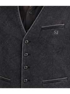 Gilet de Costume Homme Formel Coupe Slim à Boutons - Product Image 6