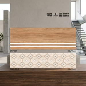 Vistaar Matt - Baldosas de Porcelana Antideslizantes para Escalones, 900x300mm, 900x200mm, Ladrillo Moderno de 20mm, Escaleras Comerciales para Exteriores - Product Image 4