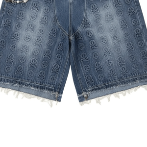 Fabricante de Shorts de Mezclilla con Pedrería de Marca Privada, con Empaque Personalizado y Soluciones OEM - Product Image 4