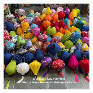 Bulk Wholesale Vietnamese Hoi <b>Bamboo</b> Silk <b>Lanterns</b> Full Sizes Wedding Party Festive Decorations <b>Lantern</b> Handmade Vintage Style - Product Image 6