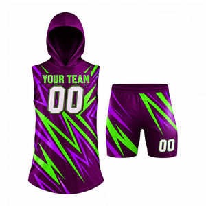 Tenues d'équipe personnalisées à bas prix avec nom et numéros d'équipe, service OEM sublimé pour football 7V7, nouveau design - Product Image 4