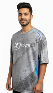 Camiseta Urbana Casual Sublimada de Gran Tamaño para Hombre - Product Image 5