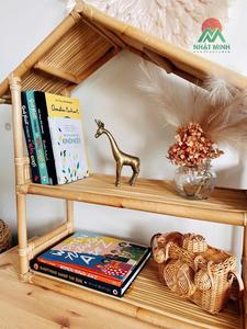 Rattan Doll House Toy <b>Set</b> With Coffee Maker And Ice Cream Accessories For Kids 2-4 Years Unisex Play Furniture - Product Image 6