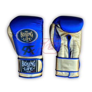 Guantes de Boxeo Personalizados No Boxing No Life, Cierre de Gancho y Bucle, Cordones, Cuero Vacuno, Absorción de Humedad, para Entrenamiento y Sparring - Product Image 3