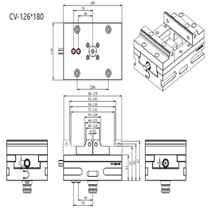 Nuevo y en Tendencia: Tornillo de Banco Industrial de Posicionamiento de Punto Cero, Mecanizado por CNC, Personalizado, de Acero Aleado y Construcción de Aluminio, Venta al por Mayor - Product Image 5