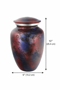 Urna Funeraria de Aluminio Metálico de Estilo Europeo, Elegante y Duradera, de Alta Calidad, con Capacidad de 200/220 Pulgadas Cúbicas - Product Image 2