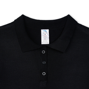 เสื้อถักผู้ใหญ่แบบสวมใส่สบาย สีพื้น ผ้าถักเนื้อนุ่ม ยับยาก 100% อะคริลิก แขนสั้น ติดกระดุมด้านหน้า ผลิตในเวียดนาม (ODM OEM) - Product Image 3