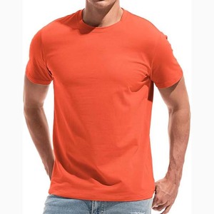 เสื้อยืดคอกลมแขนสั้นผู้ชายผ้าฝ้ายแท้ 100% แบบ OEM สั่งทำพิเศษ สีทูโทนด้านหน้า ระบายอากาศได้ดี แห้งเร็ว ทรงปกติ เหมาะสำหรับออกกำลังกาย - Product Image 3