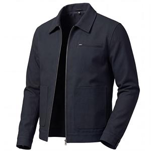 Customizable Reversible <b>Plus</b> <b>Size</b> Thin Casual High Street Stand Bomber Jacket <b>Men</b> Waterproof Windproof Breathable Satin - Product Image 1