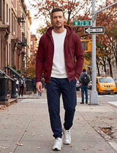Plus Size <b>Men's</b> Hoodies 100% Cotton Blank Hoody Custom Printing Your Brand Logo Fleece Oversized <b>Pullover</b> Hoodie Hot Selling - Product Image 6