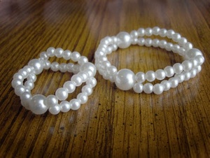 Pulsera de Resina Acrílica Hecha a Mano, Joyería Elástica con Cuentas, Regalo de Moda para Mujeres y Niñas - Product Image 5