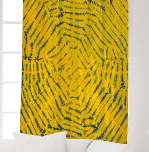 Rideau en coton imprimé tie-dye de qualité supérieure, fait main, panneau décoratif pour fenêtre, idéal pour villa et chambre d'hôtes, vente en gros Inde - Product Image 4