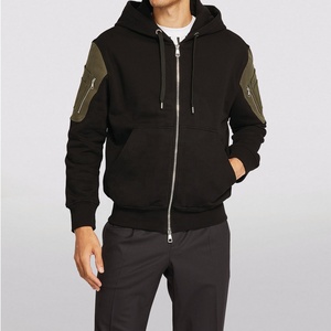 Mens Winter Customized Logo Design Casual Long Sleeve Hoodies <b>Zip</b>-<b>Up</b> Cardigan Fleece Jacket Sweatshirts Polyester/Cotton - Product Image 3
