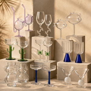 Copas de Cóctel de Color de 200 ml Hechas a Mano de Vidrio Borosilicato, Copas de Martini sin Plomo, Cristalería de Bar Reutilizable al por Mayor (104/128) - Product Image 3