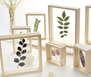 Marcos de fotos de madera con logotipo personalizado Marcos de fotos de madera maciza para exhibición de mesa o pared - Product Image 5