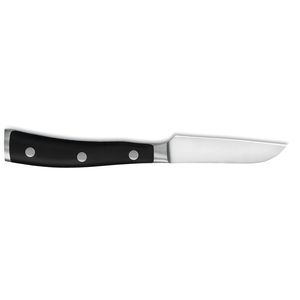 Couteaux à éplucher de cuisine haut de gamme en acier inoxydable, couteaux de précision avec manche noir pour trancher et éplucher les fruits et légumes - Product Image 4
