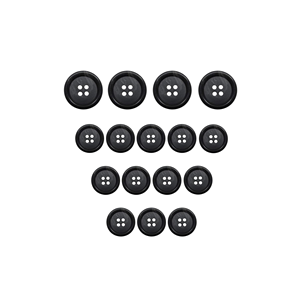 กระดุมทำมือจากเขาควายธรรมชาติ พร้อมลวดลายธรรมชาติที่เป็นเอกลักษณ์ ตกแต่งด้วยลายตาข่ายแบบคลาสสิก สำหรับเสื้อโค้ท แจ็คเก็ต หรือเบลเซอร์ - Product Image 1