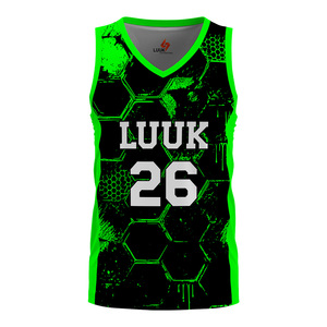 Factory Direct Sublimated V Neck Sleeveless Basketball Jersey Custom <b>Athletic</b> Sports Uniform Bulk Wholesale OEM - Product Image 5