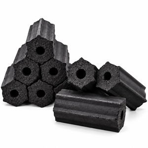 ถ่านอัดแท่งจากเปลือกมะพร้าวหกเหลี่ยม Cocotronics Energy  คาร์บอนคงตัว 75% 5100-7500 กิโลแคลอรี/กก. เชื้อเพลิงสำหรับบาร์บีคิว ทัมมิลนาฏูร์ - Product Image 1