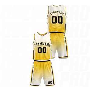 Uniformes de Baloncesto Sublimados 100% Poliéster, Diseño de Última Generación, Precio al por Mayor OEM, Camisetas y Pantalones Cortos de Baloncesto Personalizados para Equipos - Product Image 3
