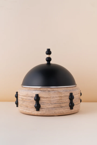 Luxury Beige Chafing Dish Serving Pot <b>Pastel</b> Pink Insulated Hotcase Food Warmer Chrome Accents <b>Decorative</b> Casserole - Product Image 4